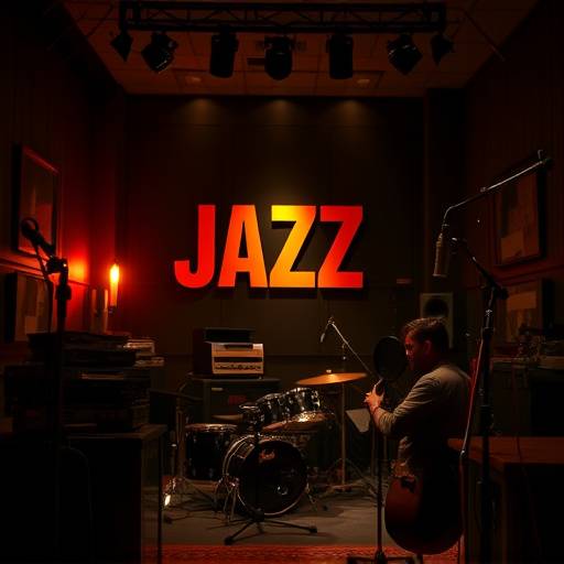 Pochette d'album de jazz du groupe 'Jazz Vibrations' enregistrée chez Harmonie Studio